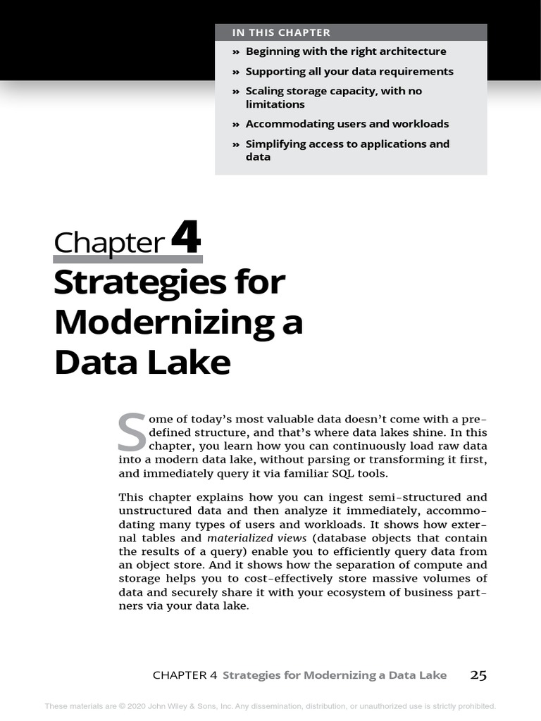 Cloud Data Lakes For Dummies Snowflake Special Edition V1 4 Download