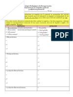 Estrategia de Recuperación sobre Sustantivos en Singular y Plural