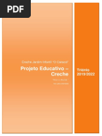 Projeto Educativo Creche 2019-2022 PDF