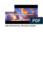 Jobs of Tomorrow - The Future of Jobs PDF