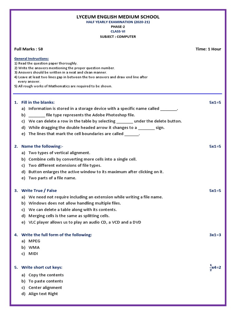 Computer Class 11 | PDF | Computer File | Computing