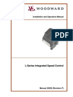 L-Series Integrated Speed Control: Installation and Operation Manual