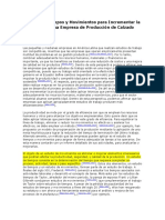 Caso 2 Empresa de Producción de Calzado Reingeniria