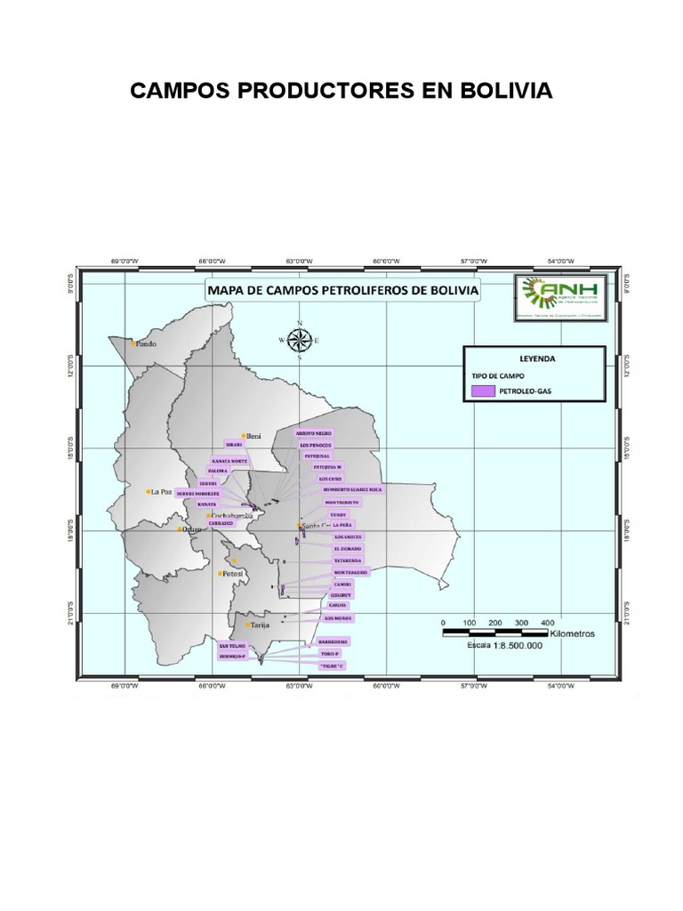 Declive de Campos Petroleros en Bolivia | PDF | Gas natural | Bolivia