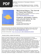 Rethinking History: The Journal of Theory and Practice