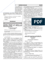 Aprueban Directiva de Acceso A La Informacion Publica de La Decreto de Alcaldia No 002 2016 MDB 1365648 1 PDF