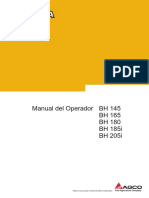 Manual de Operaciones Tractores BH145-165-180-185i-205i PDF