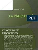 La Proposicin