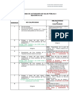 CRONOGRAMA DE ACTIVIDADES DE SALUD PÚBLICA I-SECCIÓN A-C-D