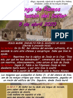 Salmo y Lecturas - DOMINGO DE RAMOS.A.5.4.20