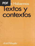 Habermas Textos y Contextos PDF