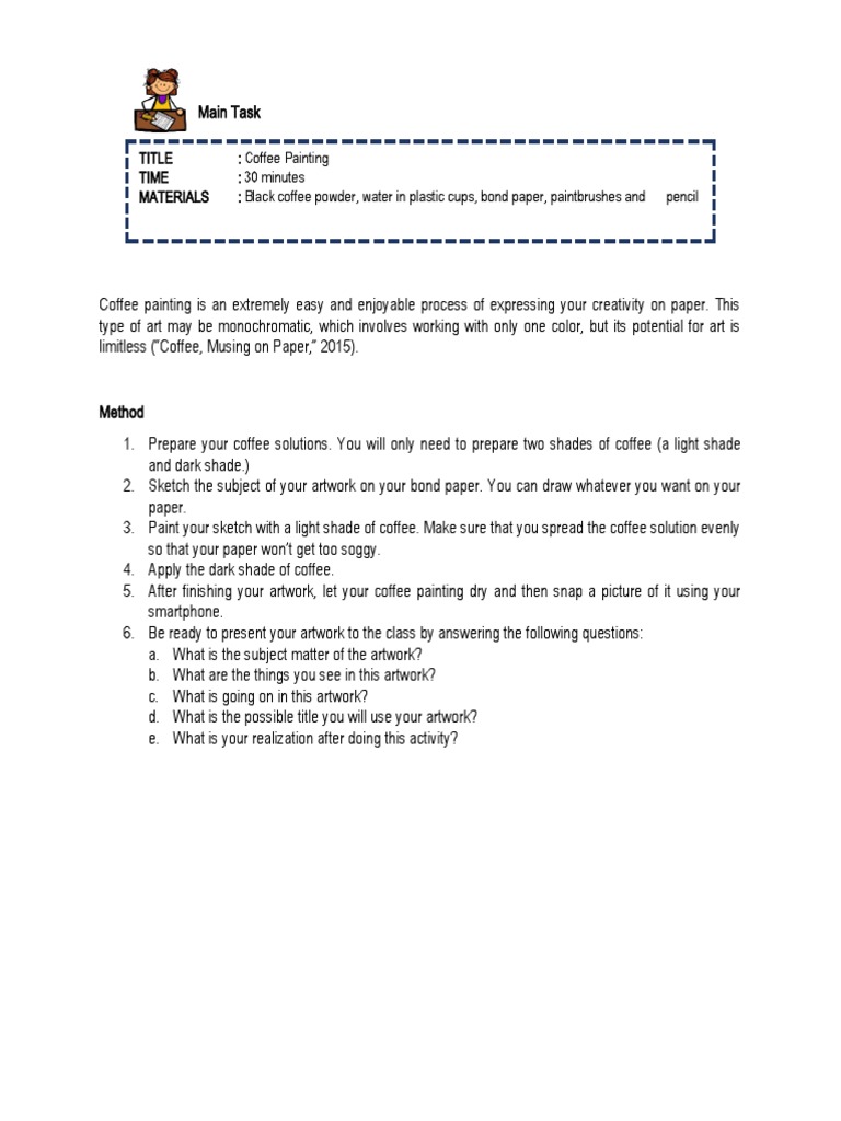 Main - Task - 8 in Art | PDF | Art
