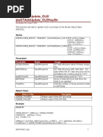 Jdegtaddupdate - Ole/ Jdegtaddupdate - Olekeystr: Syntax