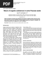 Nature of Ergastic Substances in Some Poaceae Seeds: Full Length Research Paper