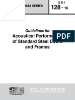 Acoustical Performance of Standard Steel Doors and Frames: Guidelines For