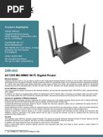 AC1200 MU-MIMO Wi-Fi Gigabit Router: Product Highlights