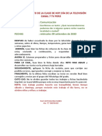 REFUERZO Y RETO de Comunicación Viajerito 11-09-20