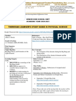 Theresian Learner'S Study Guide in Physical Science: Senior High School Unit ACADEMIC YEAR 2020-2021