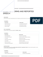 Question Forms and Reported Speech - English Grammar - EF