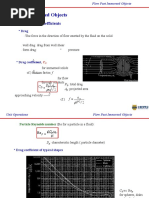 Flow Past Immersed Objects: Drag and Drag Coefficients