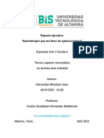 Aprendizajes de química básica