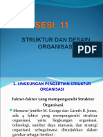 Sesi 11. Struktur Dan Organisasi