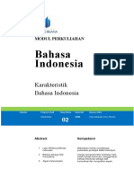 Modul 2 - Karakteristik Bahasa Indonesia Ok