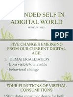 Extended Self in Adigital World