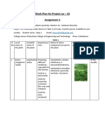 Work Plan for Identifying Active Components in Local Plant Species