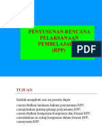 Penyusunan Rencana Pelaksanaan Pembelajaran (RPP)