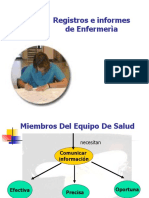 Registros e Informes de Enfermera