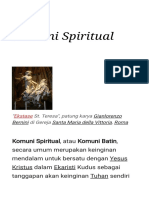 Komuni Spiritual - Wikipedia Bahasa Indonesia, Ensiklopedia Bebas PDF