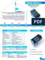 Pulsoximetro Pro Dedo Unidad Ref - MD300C29 Serbiotronica PDF