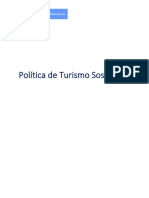 Documento de Politica Politica de Turismo Sostenible 09 09 2020 PDF