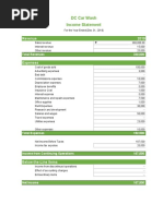 Single Step Income Statement