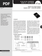 Single, Bi & Triple Outputs Metallic Case - 1 500 VDC Isolation