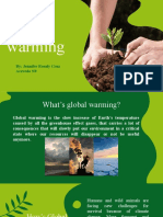 Global Warming Actual and Future Consequences
