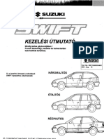 Suzuki Swift Kezelési Útmutató