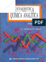 Estadística para Química Analítica, Miller & Miller