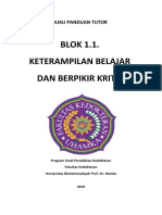 Keterampilan Belajar dan Berpikir Kritis