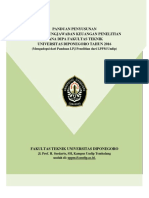 Panduan LPJ Penelitian DIPA FT 2016