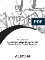 User Manual Type KITZ 204 VDEW/IEC 60870-5-103 Communications Protocol Converter