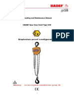 Operating and Maintaining an Explosion-Proof Hoist