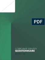 Corporate Identity Questionaire