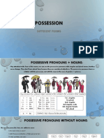 Possession: Different Forms