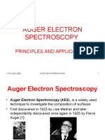 Auger Electron Spectroscopy: Principles and Applications