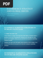 E-Commerce Strategy and Global Issues