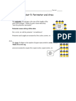 Packet 5 Perimeter and Area