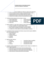 Primer Examen Parcial de Anatomia Humana