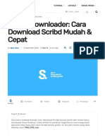 Scribd Downloader - Cara Download Dokumen Di Scribd
